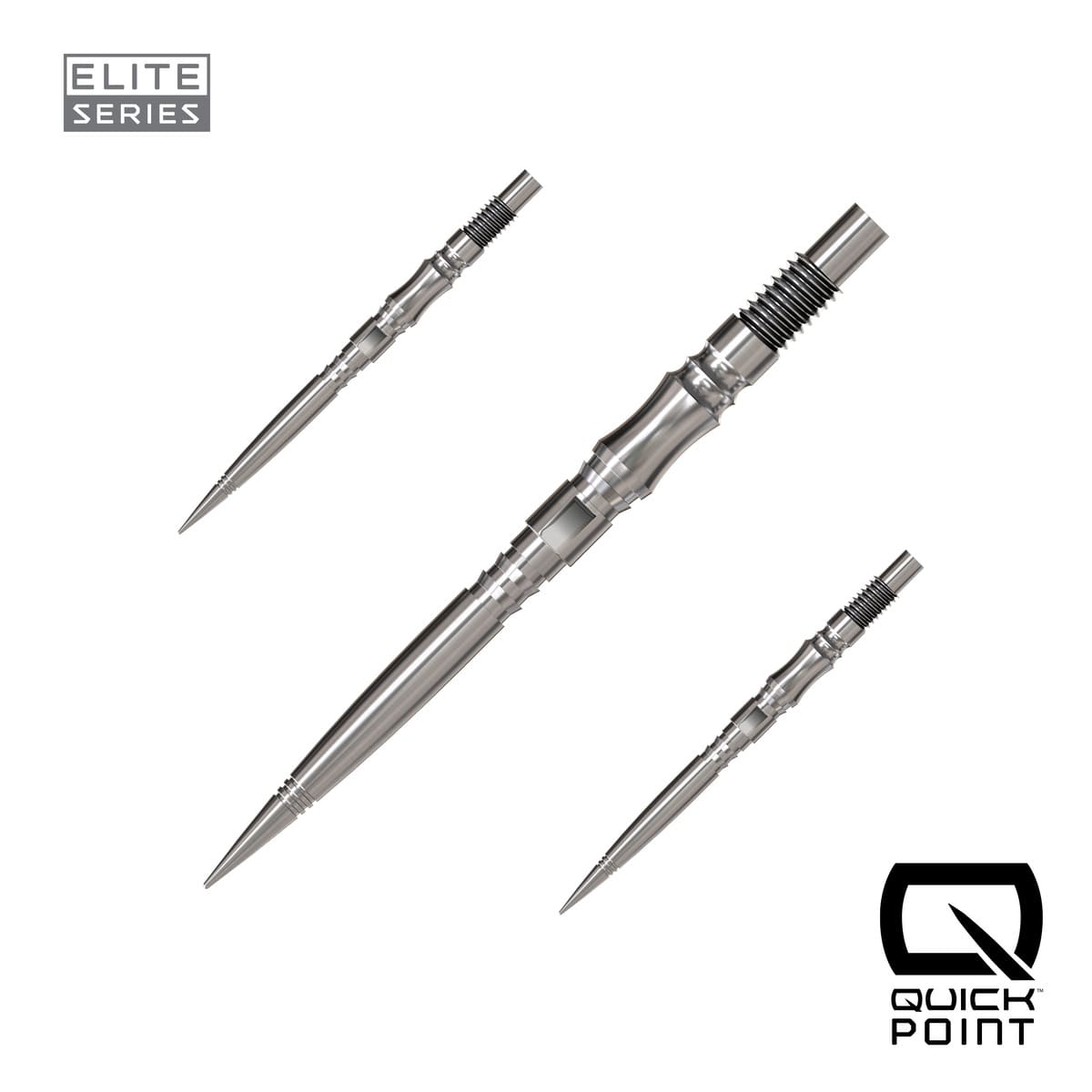 Harrows Axis Elite Series Quick Points-14-Silver-30mm-Premier Darts