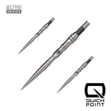 Harrows Apex Axis Elite Series Quick Points-15-Silver-30mm-Premier Darts