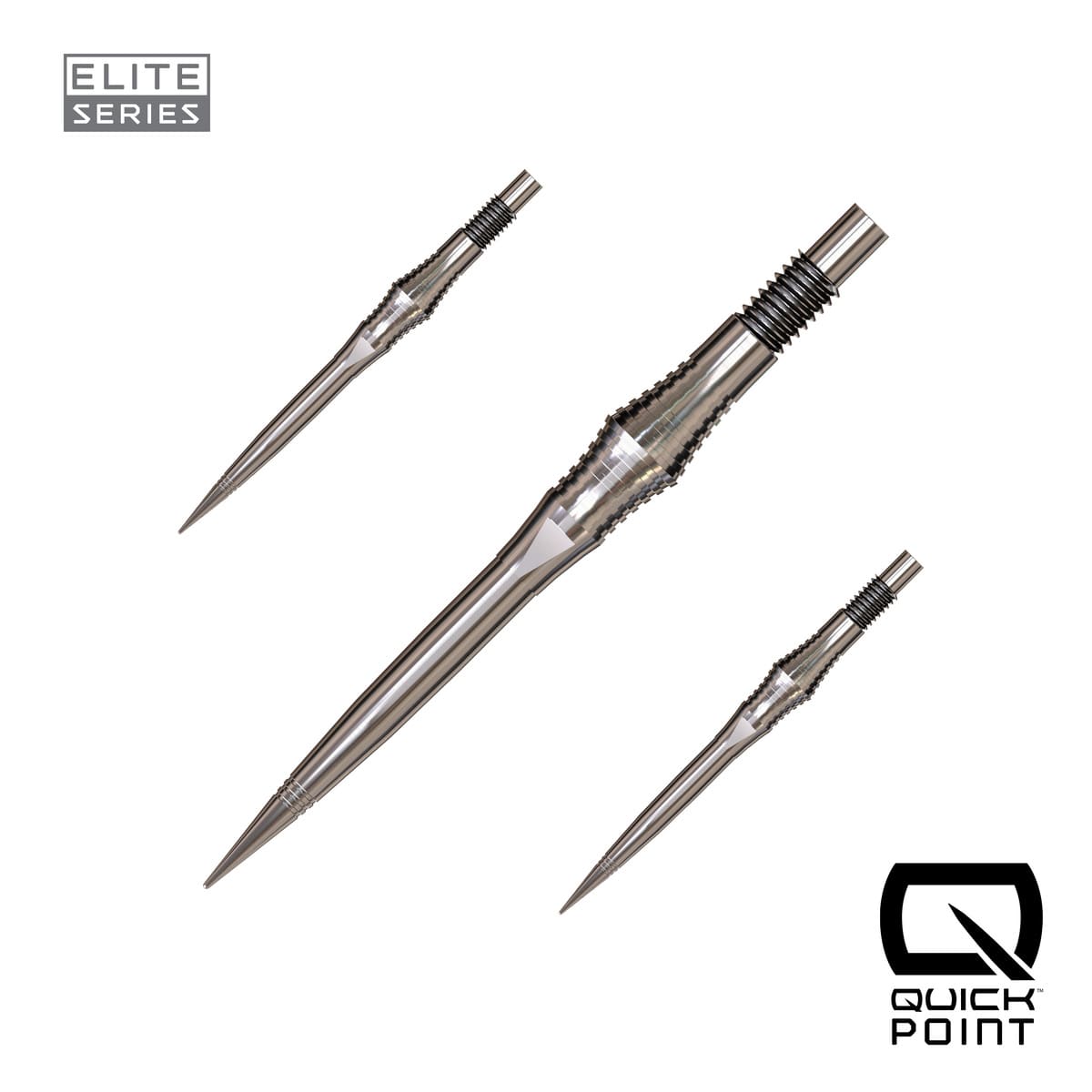 Harrows Spire Elite Series Quick Points-14-Silver-30mm-Premier Darts