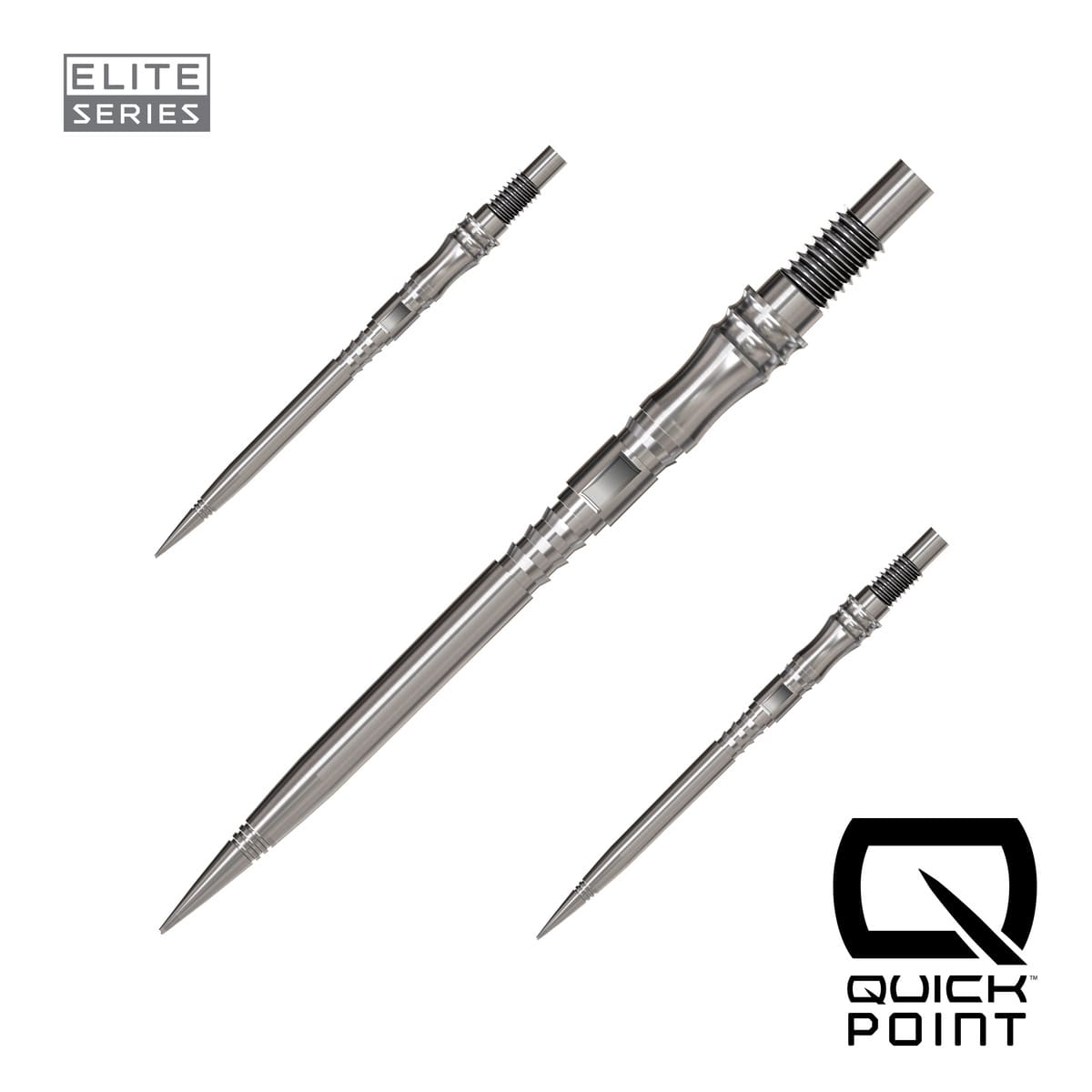 Harrows Apex Axis Elite Series Quick Points-16-Silver-35mm-Premier Darts