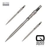 Harrows Apex Axis Elite Series Quick Points-17-Silver-40mm-Premier Darts