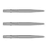 Shot Turbo Steel Tip Points-8-Silver-30mm-Premier Darts