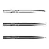 Shot Turbo Steel Tip Points-8-Silver-30mm-Premier Darts