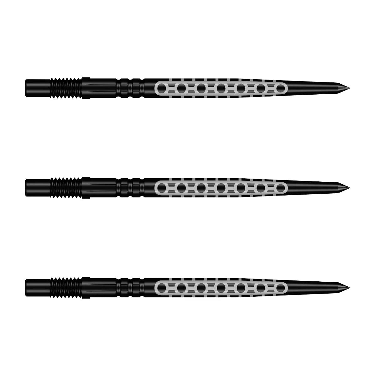 Shot Goths Turbo Steel Tip Points-3-Black-30mm-Premier Darts