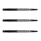 Shot Goths Turbo Steel Tip Points-3-Black-30mm-Premier Darts