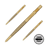 Shot Kapene Gold Ti Turbo Steel Tip Points-1-30mm-Premier Darts