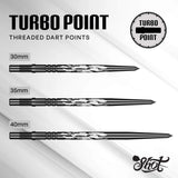 Shot Shadow Black Steel Tip Points-5-Black-30mm-Premier Darts
