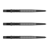 Shot Celt Turbo Steel Tip Points-4-Black-30mm-Premier Darts