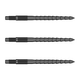 Shot RS Turbo Steel Tip Points-4-Black-30mm-Premier Darts