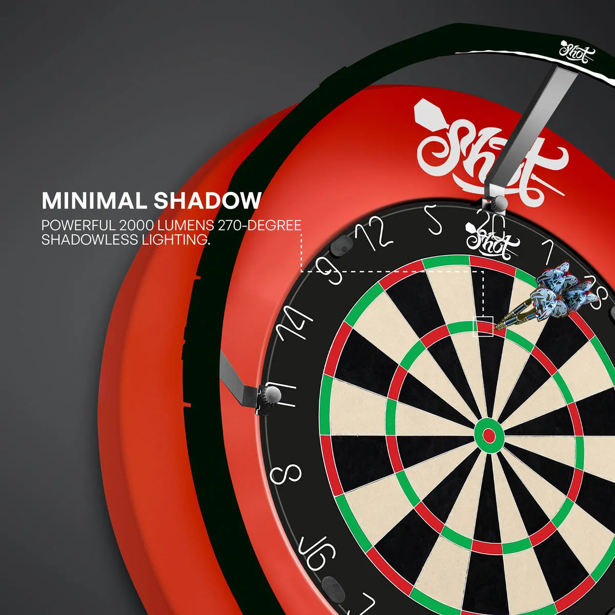 Shot Lumencore Dartboard Lighting System