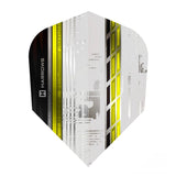 Harrows Sporty Standard Flights-5-Yellow-Premier Darts