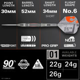 Target Darts Star Wars XWING SP 90% Tungsten Steel Tip Darts