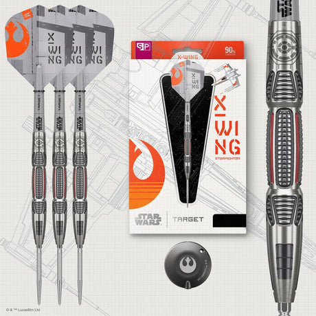 Target Darts Star Wars XWING SP 90% Tungsten Steel Tip Darts