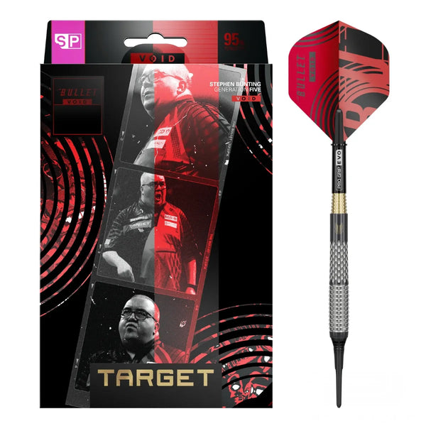 Target Darts Stephen Bunting G5 Void 95% Tungsten Soft Tip Darts-1-18 GRAM-Premier Darts