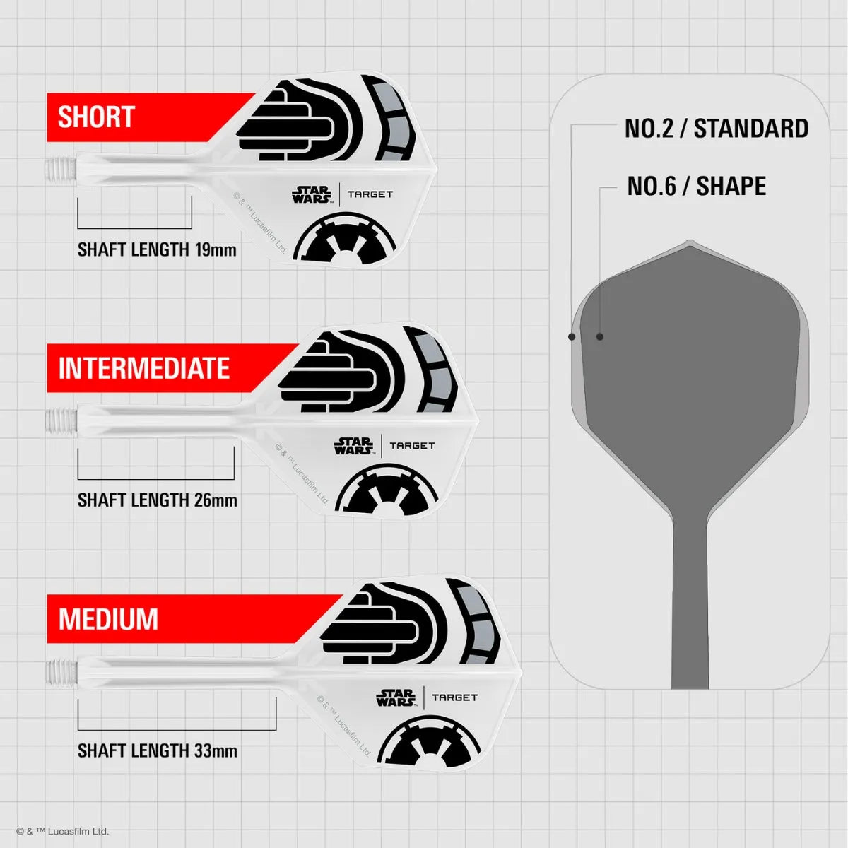 Target Darts Storm Trooper KFlex Flight System No6