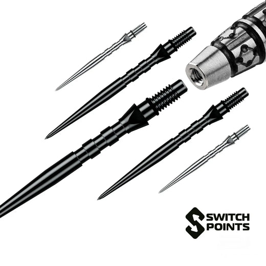 Winmau Switch Point Groove-1-Black-26mm-Premier Darts