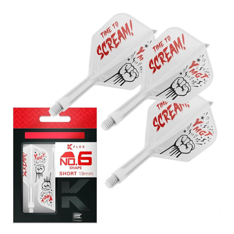 Target Japan Scream K-Flex Flight System No6-7-Short-Premier Darts