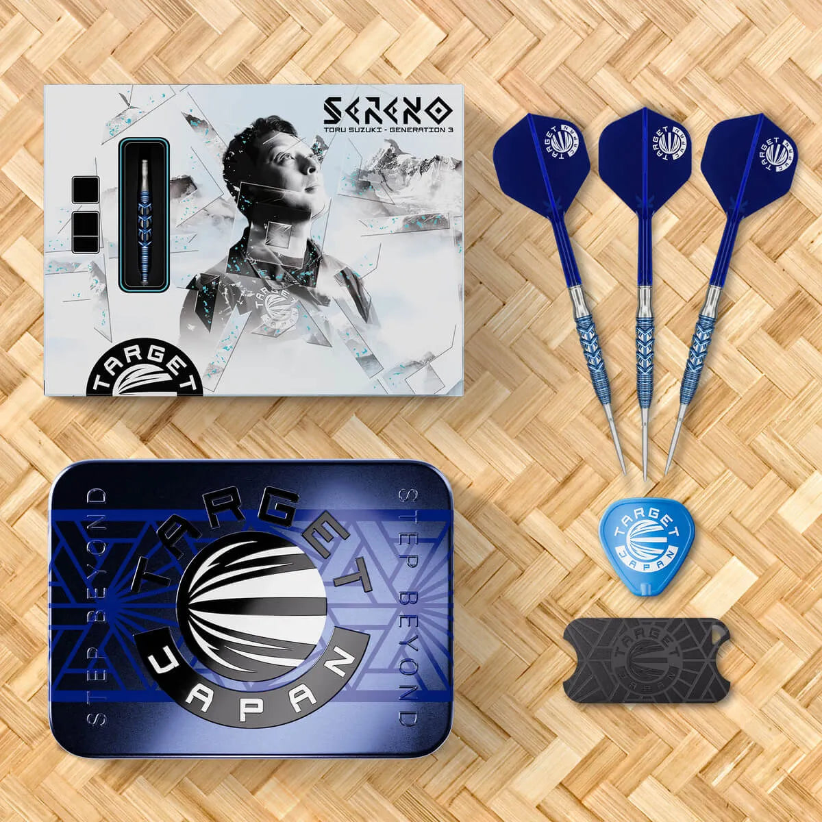 Target Japan Toru Suzuki Sereno G3 90% Tungsten Steel Tip Darts-10-22 GRAM-Premier Darts