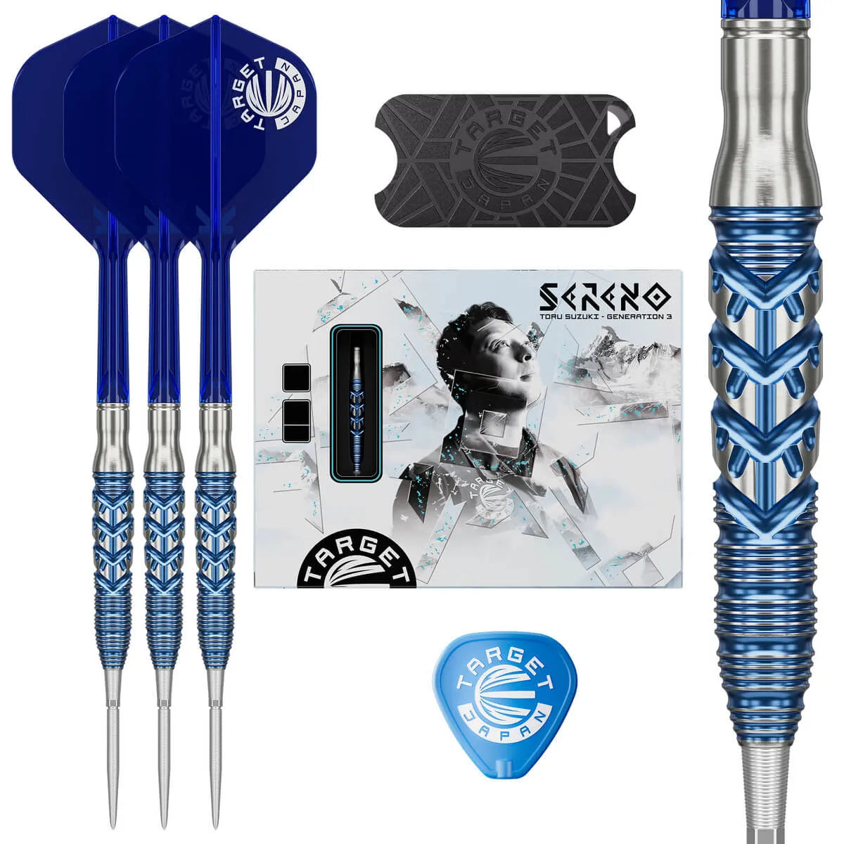Target Japan Toru Suzuki Sereno G3 90% Tungsten Steel Tip Darts-4-22 GRAM-Premier Darts
