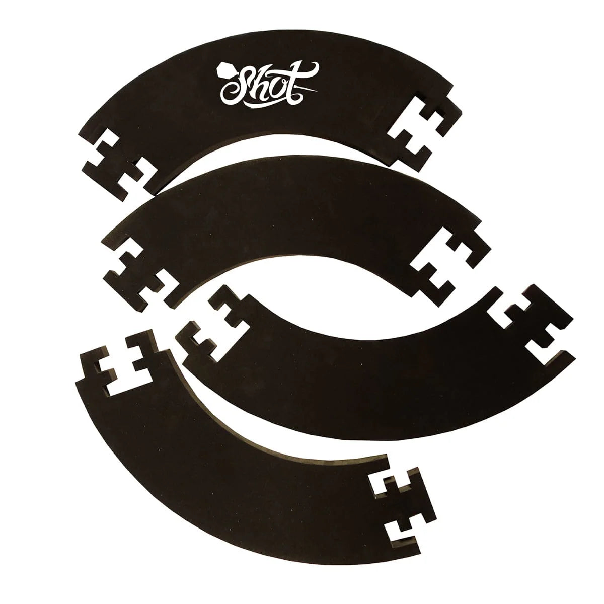 Shot 4 Piece Dartboard Surround - Black