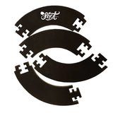 Shot 4 Piece Dartboard Surround - Black