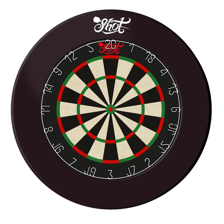 Shot 4 Piece Dartboard Surround - Black
