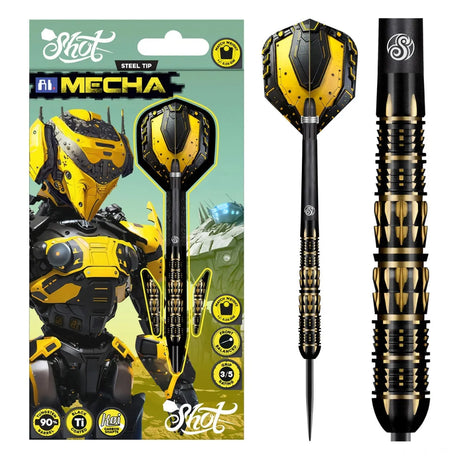 Shot AI Mecha 90% Tungsten Steel Tip Darts-1-22 GRAM-Premier Darts
