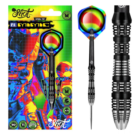 Shot AI Mimic 90% Tungsten Steel Tip Darts-1-23 GRAM-Premier Darts