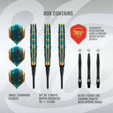 Shot AI Replicant 90% Tungsten Soft Tip Darts-4-20 GRAM-Premier Darts