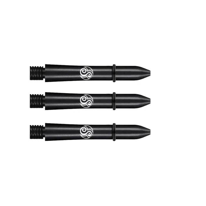 Shot Aluminium Black Shafts