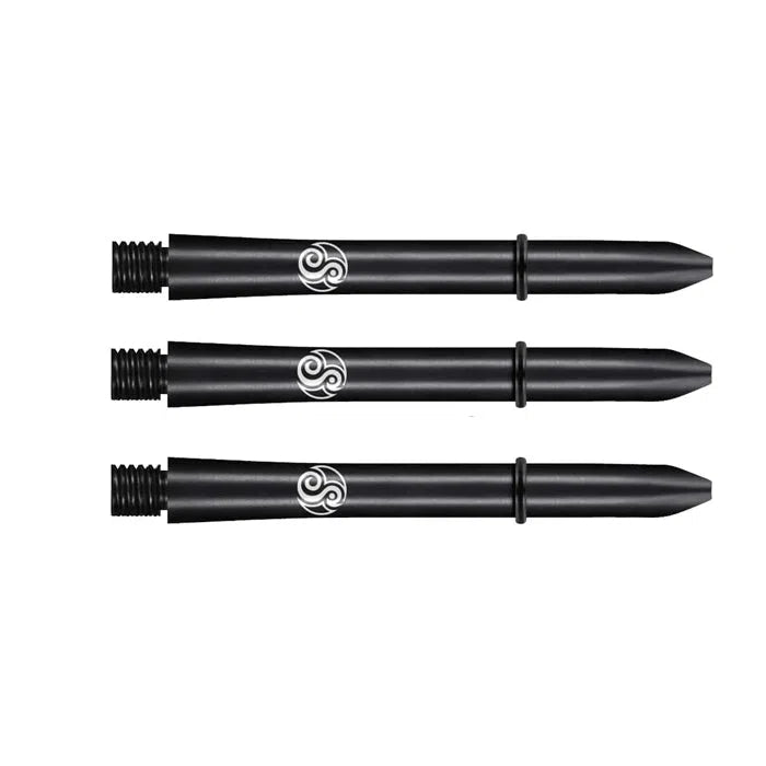 Shot Aluminium Black Shafts