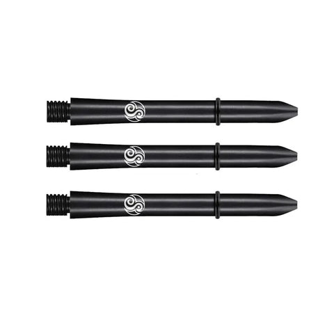 Shot Aluminium Black Shafts