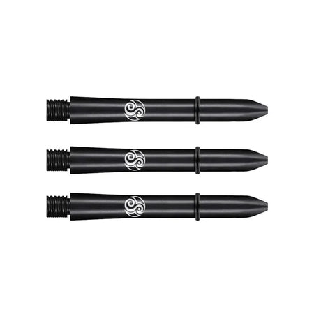 Shot Aluminium Black Shafts