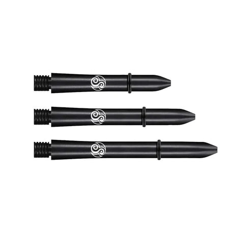 Shot Aluminium Black Shafts