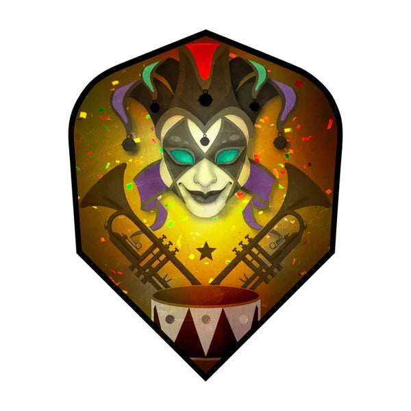 Shot Americana Jester Standard No6 Flights-1-Premier Darts