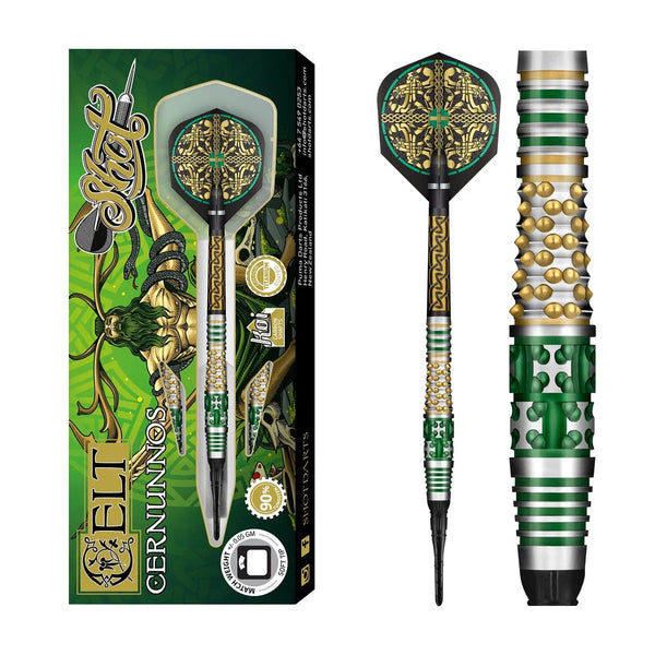 Shot Celt Cernunnos 90% Tungsten Soft Tip Darts-1-18 GRAM-Premier Darts