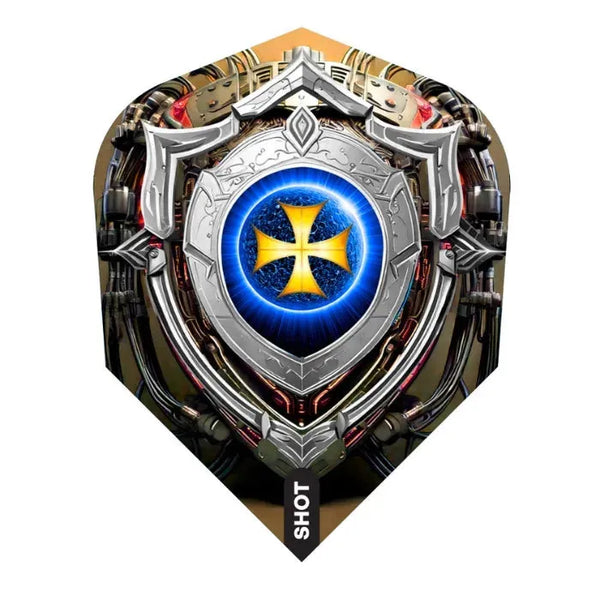 Shot Future Knights Darkstar Small Standard Darts Flights-1-Premier Darts