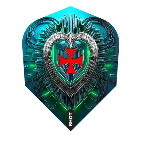 Shot Future Knights Dreadheart Small Standard Darts Flights-1-Premier Darts
