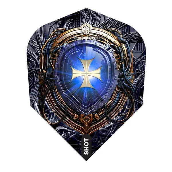 Shot Future Knights Ironsoul Small Standard Darts Flights-1-Premier Darts