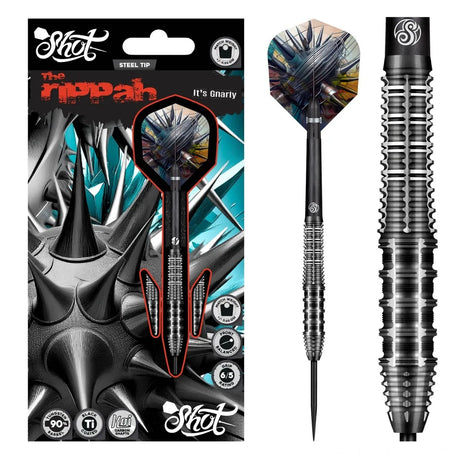 Shot Gnarly Rippah 90% Tungsten Steel Tip Darts-1-22 GRAM-Premier Darts