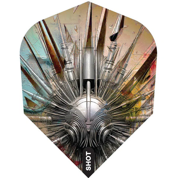 Shot Gnarly Shredda Small Standard Flights-1-Premier Darts