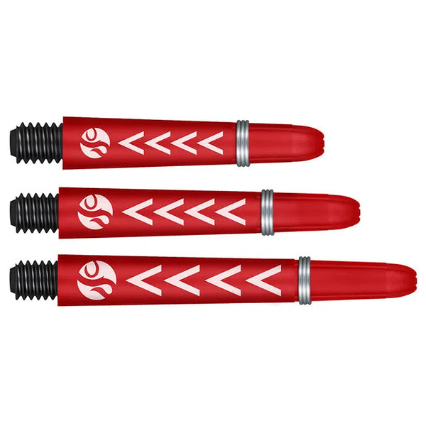 Shot Koi Carbon Michael Smith Red Dart Shafts-1-Red-Short-Premier Darts