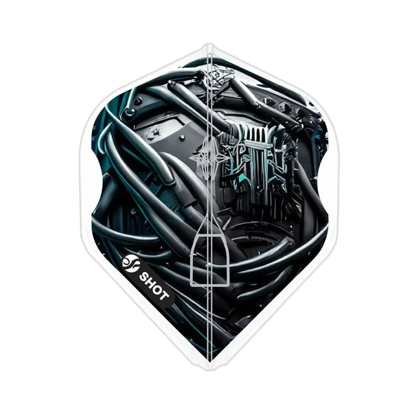Shot L-Style AI Cyberpunk EZ L1 Flights-1-Premier Darts