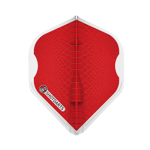 Shot L-Style Americana Gator EZ L1 Flights - Red-1-Premier Darts
