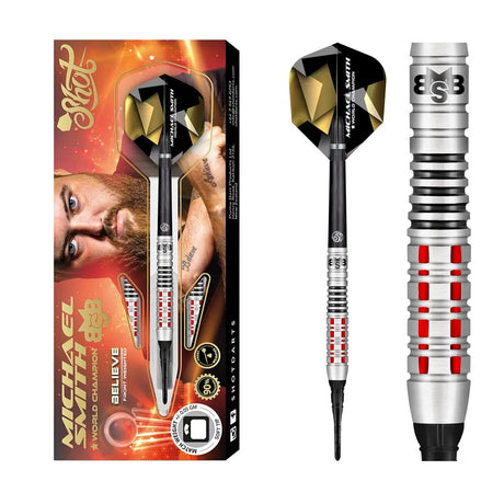 Shot Michael Smith Believe 90% Soft Tip Darts