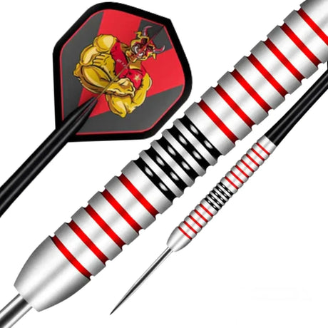 Shot Michael Smith 'Bully Boy' Plated Brass Steel Tip Darts Set-2-24 GRAM-Premier Darts