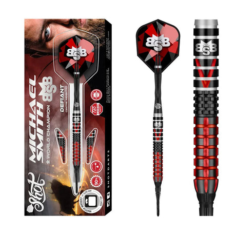 Shot Michael Smith Defiant 90% Soft Tip Darts