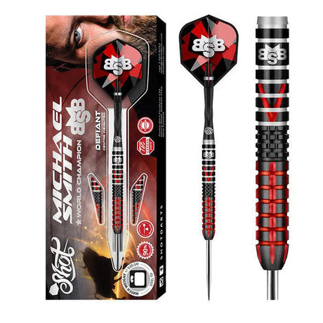 Shot Michael Smith Defiant 90% Steel Tip Darts