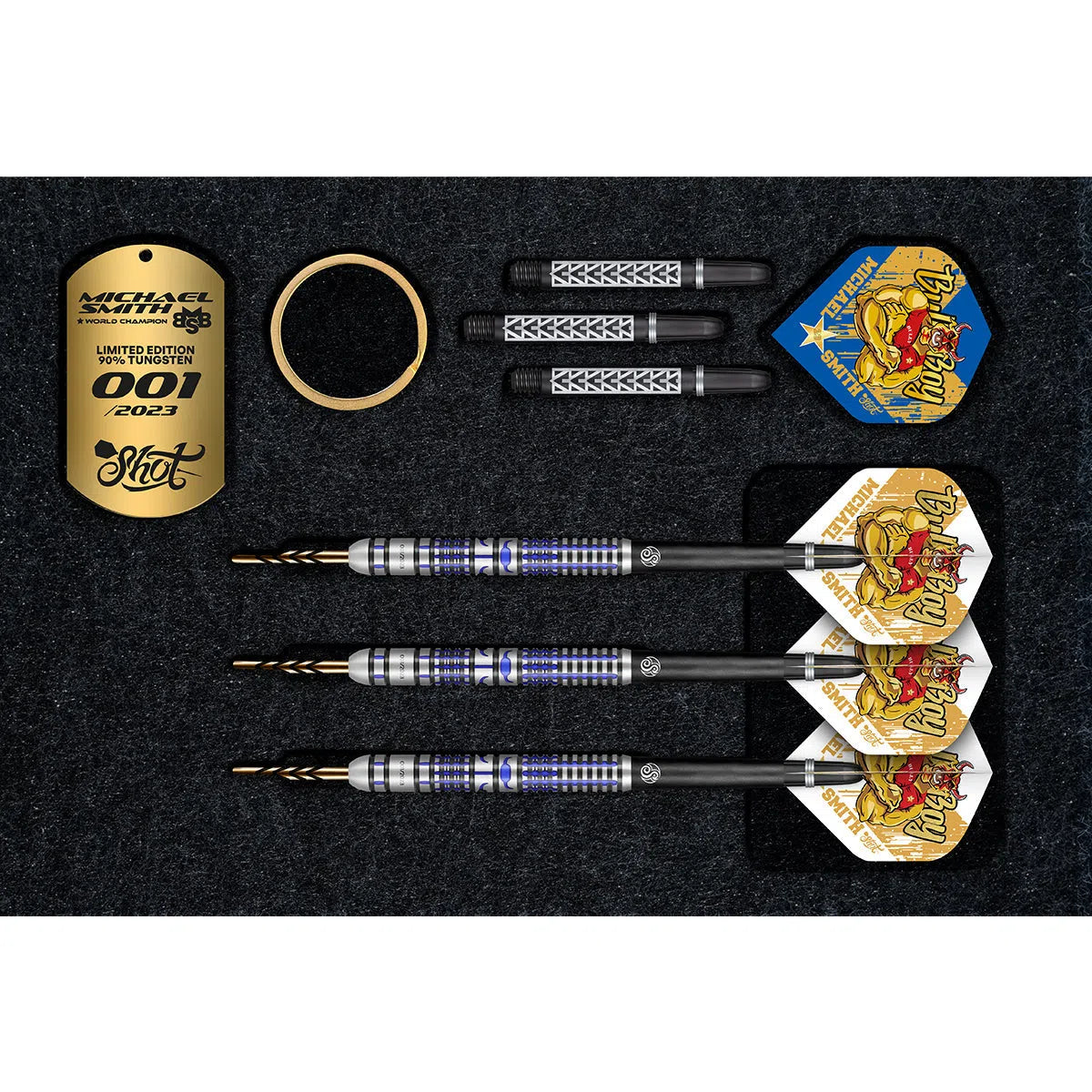 Shot Michael Smith World Champion Skye Limited Edition 90% Steel Tip Darts