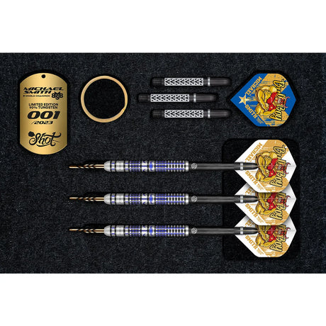 Shot Michael Smith World Champion Skye Limited Edition 90% Steel Tip Darts